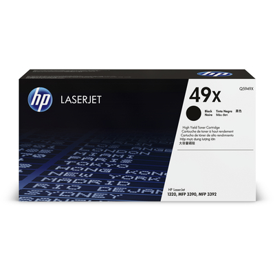 HP 49X Q5949X, Cartuccia Toner Originale alta capacità per stampanti HP LaserJet , Nero  Default image