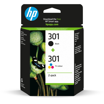 HP 301 Confezione da 2 cartucce originali di inchiostro  Default image