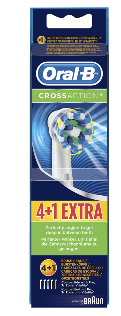 ORAL-B OB PW REFILL EB50-4+1 CROSS ACTION  Default image