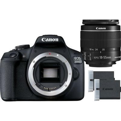 CANON EOS 2000D + EF-S 18-55 MM IS II BATTERY KIT  Default image