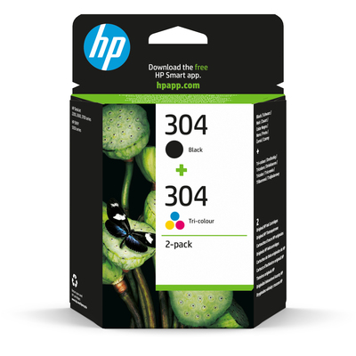 HP HP 304 2-PACK BLACK  Default image