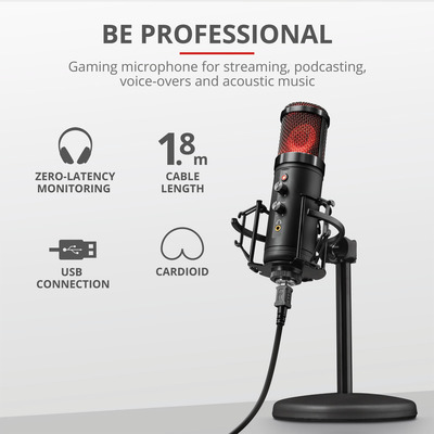 TRUST GXT256 EXXO STREAMING MICROPHONE  Default image