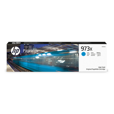 HP 973X F6T81AE Cartuccia Originale ad Alta Capacità, Compatibile con le Stampanti HP Pagewide, Ciano  Default image