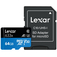 LEXAR MICROSDHC 633X 64GB W/ADA GLOBAL  Default thumbnail