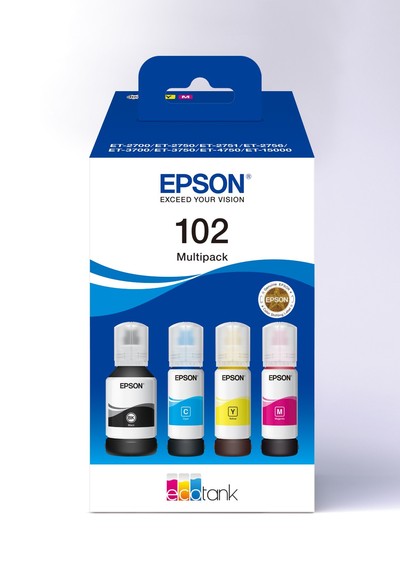 EPSON EPSON FLACONE INCHIOSTRO ECOTANK 102 MPK 4 COL  Default image