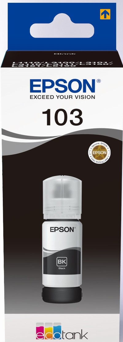 EPSON EPSON FLACONE INCHIOSTRO ECOTANK 103 NERO  Default image