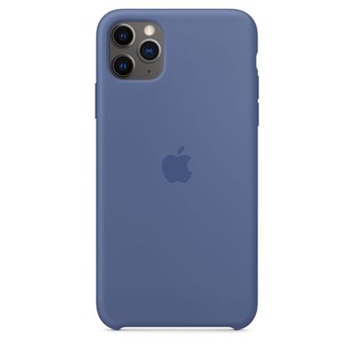 APPLE iPhone 11 Pro Max Silicone Case - Linen Blue  Default image