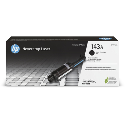 HP 143A W1143A, Nero, Kit di Ricarica Toner Originale, da 2.500 pagine, per stampanti HP Neverstop  Default image