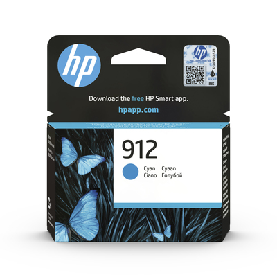 HP 912 cartuccia di inchiostro originale, Ciano  Default image