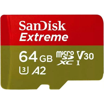 SANDISK SANDISK MICROSD EXTREME A2 64GB + A  Default image