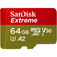 SANDISK SANDISK MICROSD EXTREME A2 64GB + A  Default thumbnail