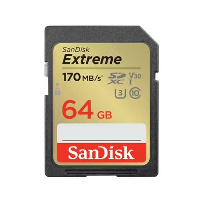 SANDISK SANDISK SD EXTREME V30 U3 64GB  Default image