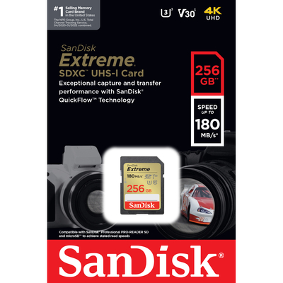 SANDISK SCHEDA SANDISK EXTREME SD UHS-I 256GB  Default image