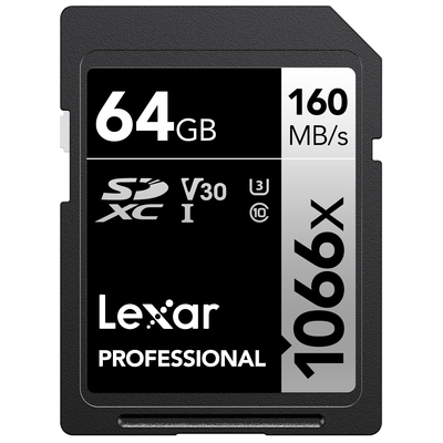 LEXAR 64GB PRO 1066X SDXC UHS-I V30  Default image