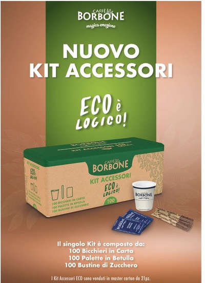 CAFFE BORBONE Kit accessori EcoLogico  Default image