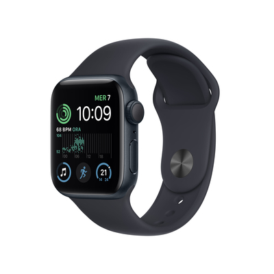 APPLE Apple Watch SE GPS 40mm Cassa in Alluminio color Mezzanotte con Cinturino Sport Band Mezzanotte - Regular  Default image