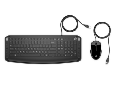 HP Pavilion Tastiera e Mouse 200 con cavo, 12 combinazioni di tasti, Mouse fino a 1600 dpi, 3 indicatori LED  Default image