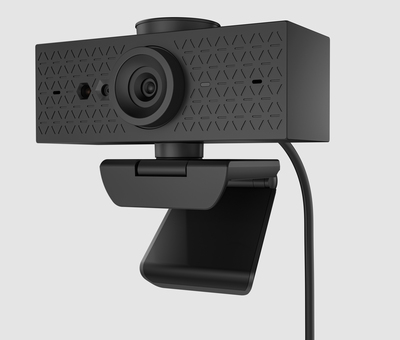 HP 620 FHD Webcam, Risoluzione FHD, messa a fuoco e correzione automatica, rotazione a 360°, inclinazione fino a 90°  Default image