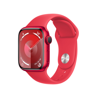 APPLE Watch Series 9 GPS Cassa 41m in Alluminio (PRODUCT)RED con Cinturino Sport Band (PRODUCT)RED - S/M  Default image