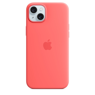 APPLE iPhone 15 Plus Silicone Case with MagSafe - Guava  Default image