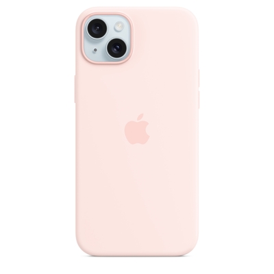 APPLE iPhone 15 Plus Silicone Case with MagSafe - Light Pink  Default image