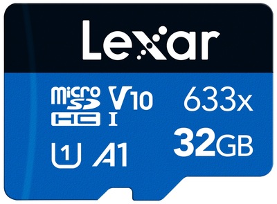 LEXAR MICROSDHC 633X 32GB NO ADAT  Default image