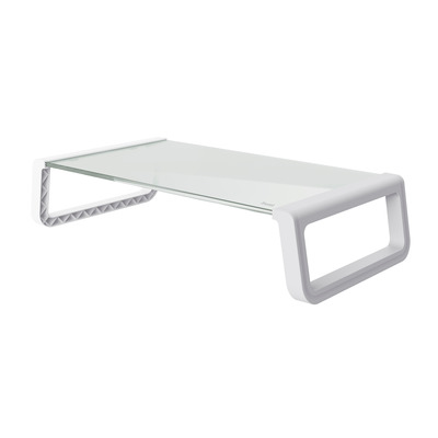 TRUST MONTA GLASS MONITOR STAND WHT  Default image